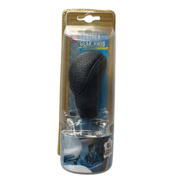 AR27324 - All Ride Gear Knob (Leather) Black 'Pitted'