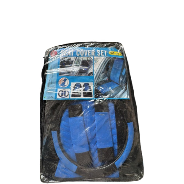 AR27625 - All Ride Seat And Steering Cover Set With Mats 13pc Blue