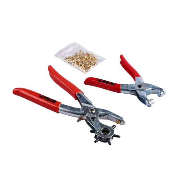 B1460 - Leather Punch & Eyelet Plier Set With 100pc Eyelets