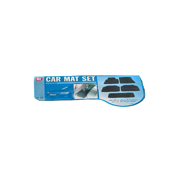 AR27602 - All Ride Car Mat Set 5pc Black Carpet