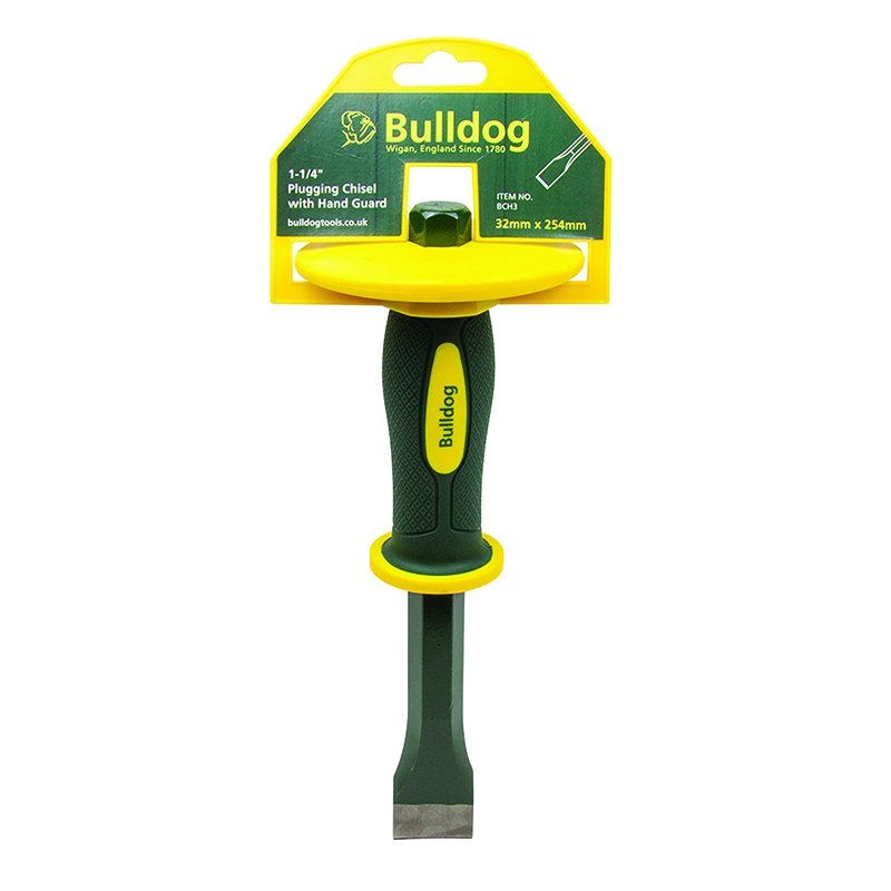 BCH3 - Bulldog 32mm Cold Chisel with Finger Guard