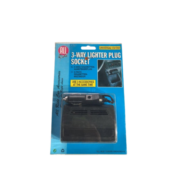 AR20017 - Cigarette Lighter Plug Socket 3-Way 12-24V