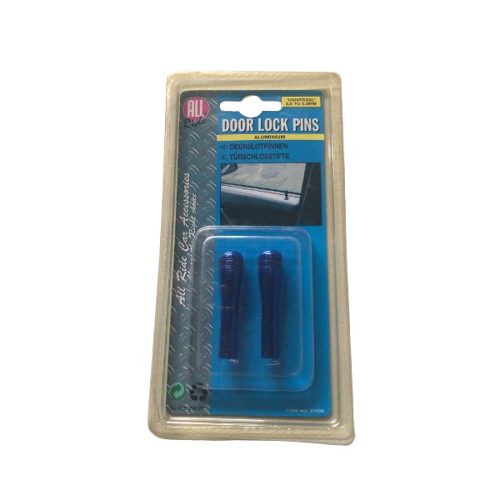 AR27499 - Aluminium Door Lock Pins 2PC Blue