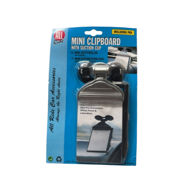 AR28590 - All Ride Mini Clipboard With Pen Silver