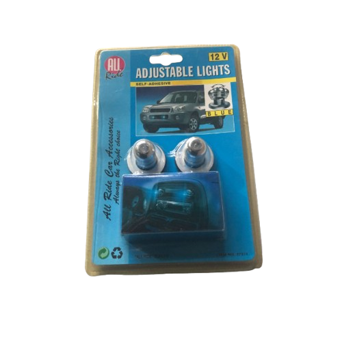 AR27374 - All Ride Interior Light 12v Adjustable 2pc Led Blue