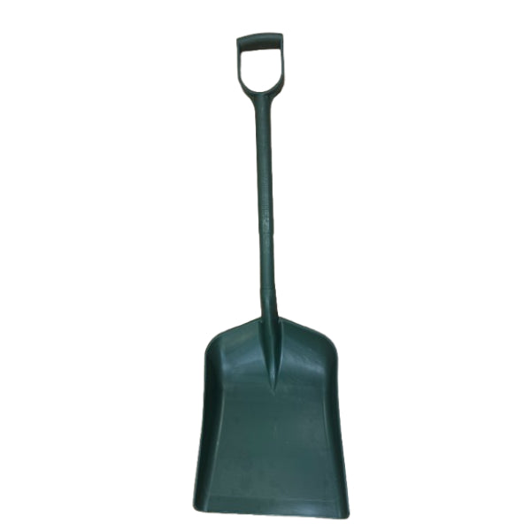 KP04DGREEN - DARK GREEN PLASTIC RHINO SHOVEL MADE IN UK