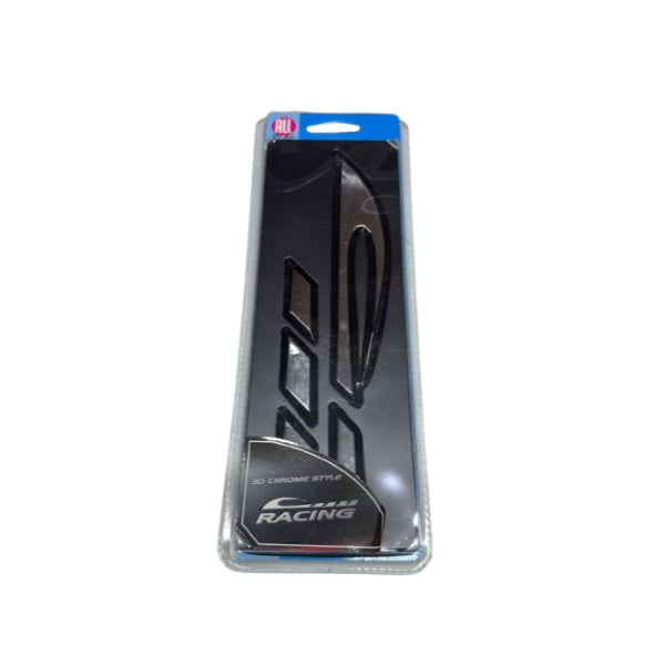 AR36418 - All Ride Deco Badge Chrome 3d 'Hook And Diamond'