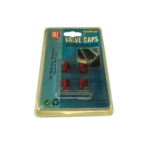 AR00968 - Valve Cap Set 4pc Piston Red
