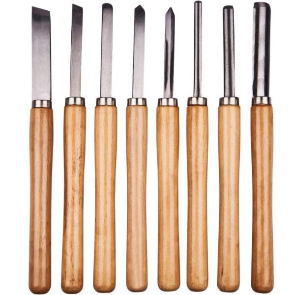 E1050 - Wood Lathe Chisel Set 8pc