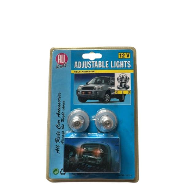 AR27376 - All Ride Interior Light 12v Adjustable 2pc Led Red
