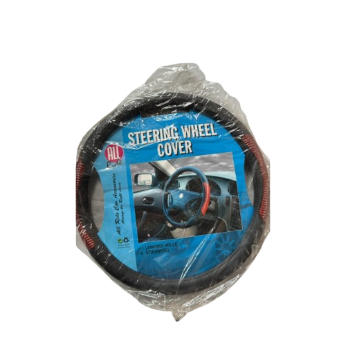 AR28425 - Steering Wheel Cover 'Ribbed' Red