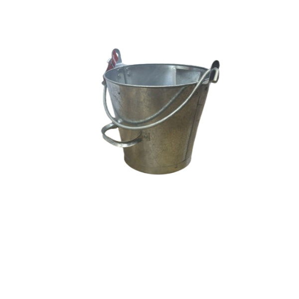 CT0278 - Galvanised V Lipped Tar Bucket New Improved Model