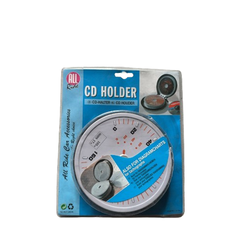 AR91751 - All Ride Compact Disc (Cd) Holder 'speedometer' with Zip