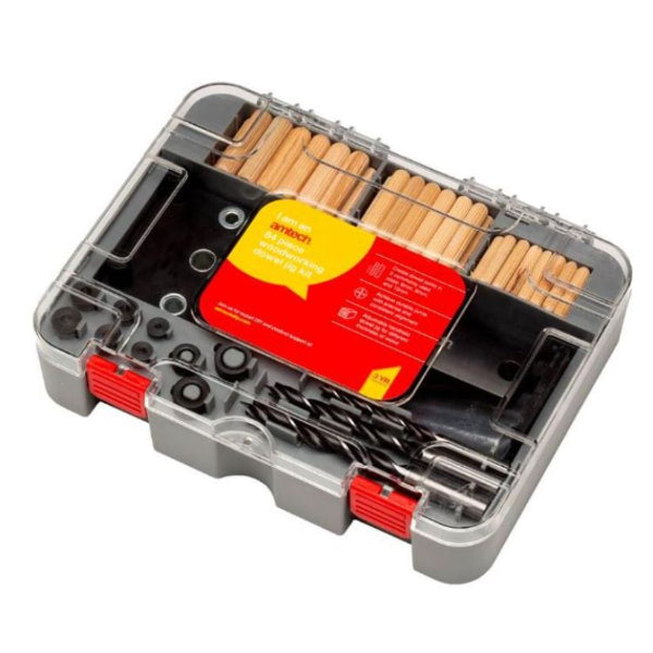 F4350 - 84pc Woodworking Dowel Jig Set
