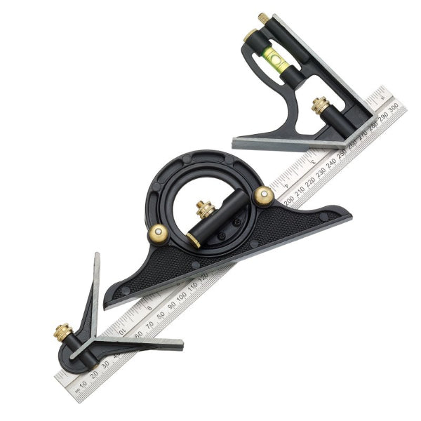 FB285ME - RST 12" (300mm) Combination Set with Centre Finder and Protractor