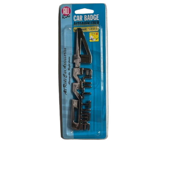 AR91884 - Deco Badge Chrome 'Full Time 4WD'