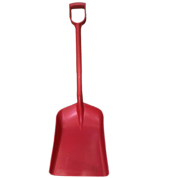 KP04RED - RED PLASTIC RHINO SHOVEL MADE IN UK