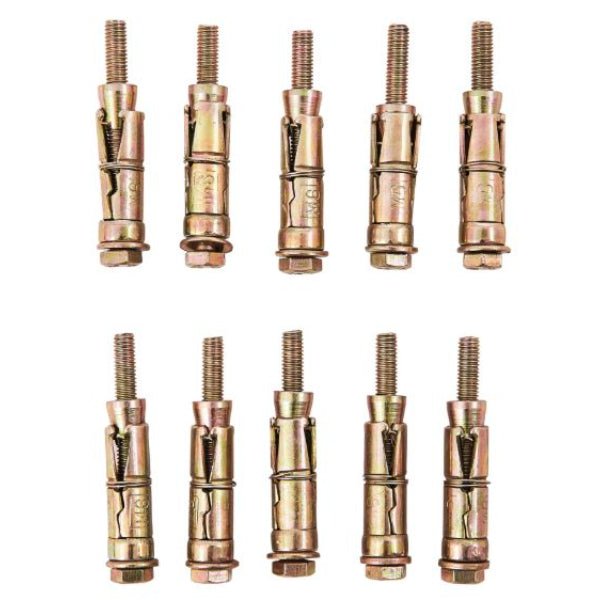 S5915 - 10pc  Expansion Bolts M6 X 60mm