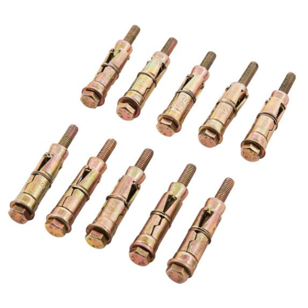 S5915 - 10pc  Expansion Bolts M6 X 60mm