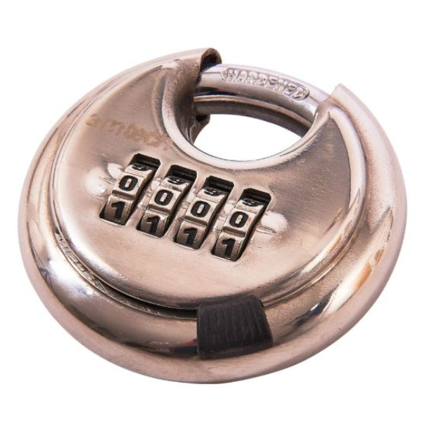T1146 - 70mm 4 Digit Stainless Steel Combination Padlock