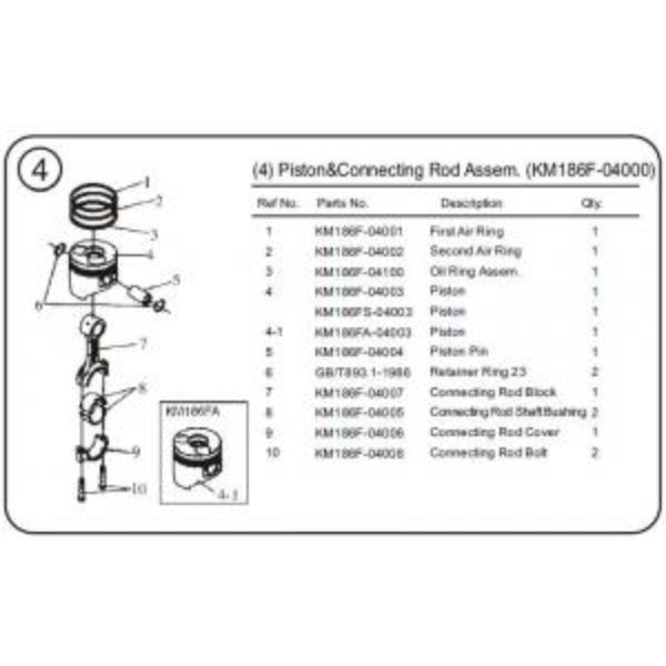 KS0006 - Piston KDE6700TA
