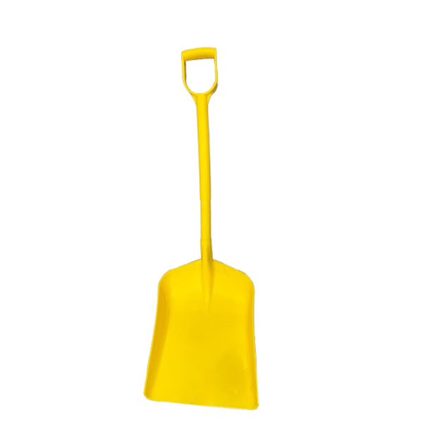 KP04YELLOW - YELLOW PLASTIC RHINO SHOVEL MADE IN UK