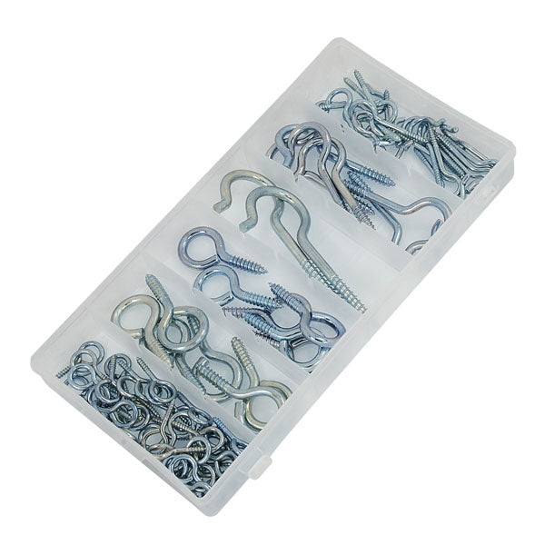 CT1632 - 80pc Hook and Eye Set - Assorted