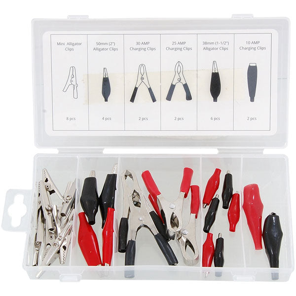 CT1636 - 24pc Electrical Clip Set - Assorted