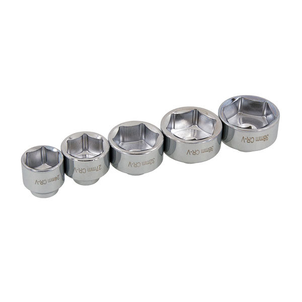 CT1780 - 5pc 3/8in .DR Oil Filter Socket Set
