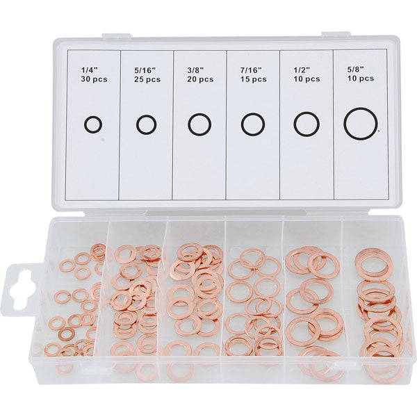 CT2922 - 110pc Copper Washer Set - Assorted