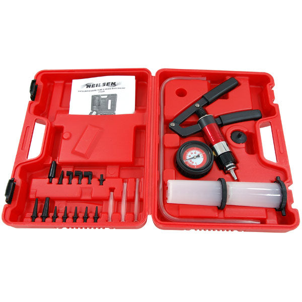 CT3258 - 21pc Vacuum / Pressure Pump and Brake Bleeding Kit