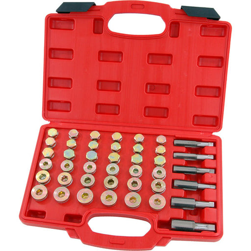 7pc M15 Oil Pan Thread Repair Kit – Sump Drain Plug Repair Tool For BMW
