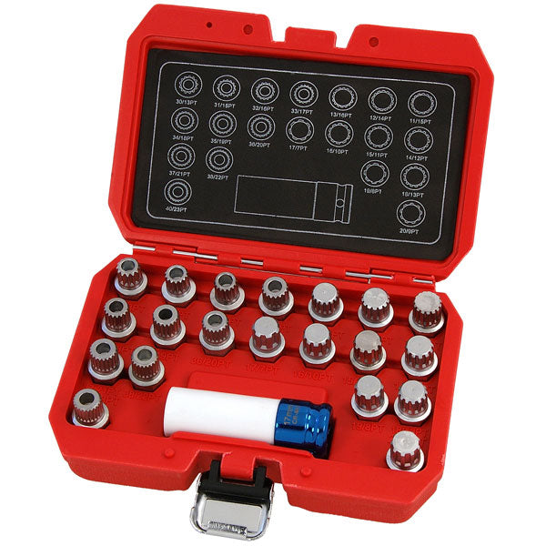 CT4226 - 21pc Locking Wheel Nut Key Set - BMW & Mini — Neilsen Tools
