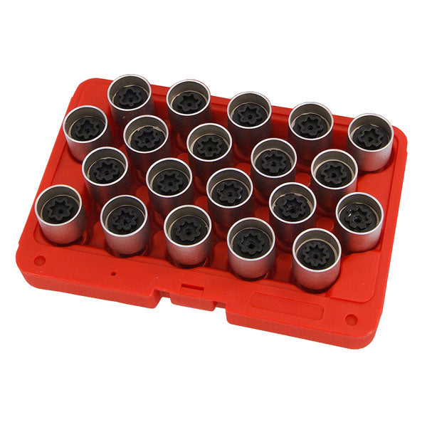 CT4765 - 20pc Locking Wheel Nut Key Set - Vauxhall / Opel - A