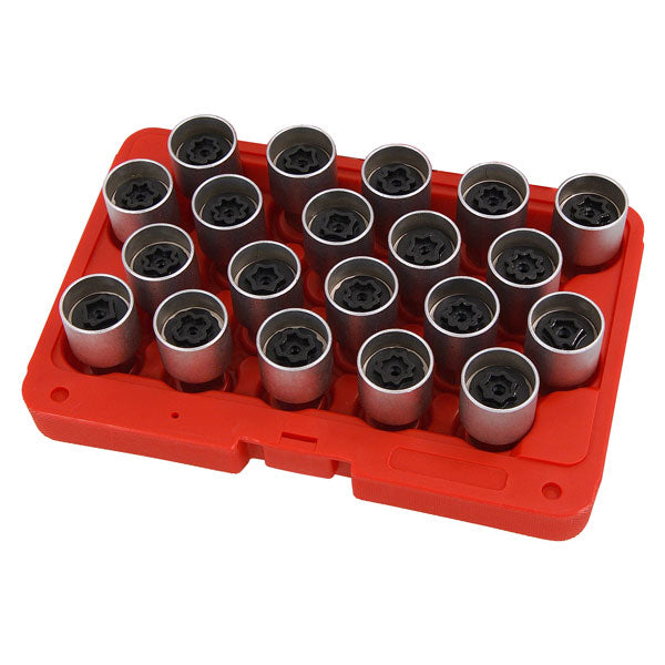 CT4766 - 20pc Locking Wheel Nut Key Set - Vauxhall / Opel - B