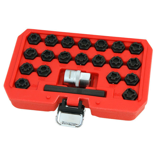CT4990 - 22pc Locking Wheel Nut Key Set - VAG