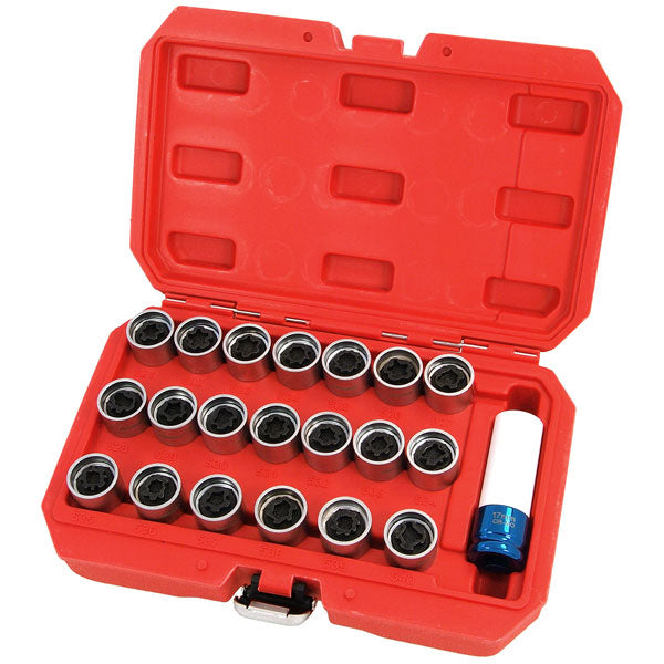 CT4992 - 21pc Locking Wheel Nut Key Set - VAG — Neilsen Tools