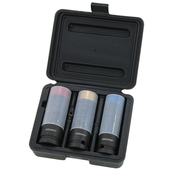 CT5107 - 3pc 1/2in Dr Impact Socket Set with Protective Sleeves