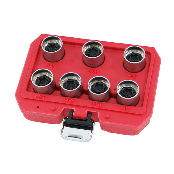 CT5229 - 7pc Locking Wheel Nut Key Set - Vauxhall / Opel