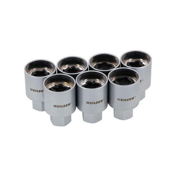 CT5229 - 7pc Locking Wheel Nut Key Set - Vauxhall / Opel