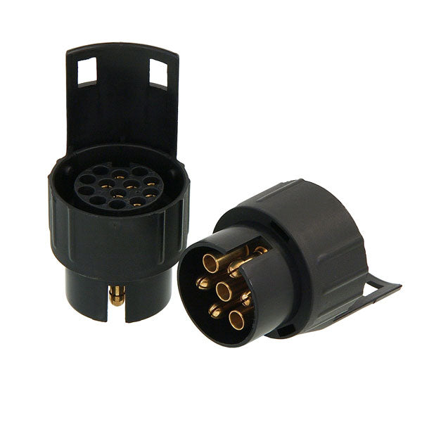 Neilsen 7-Pin To 13-Pin Electrics Car Caravan Socket Adaptor Converter – 7 Pin Plug