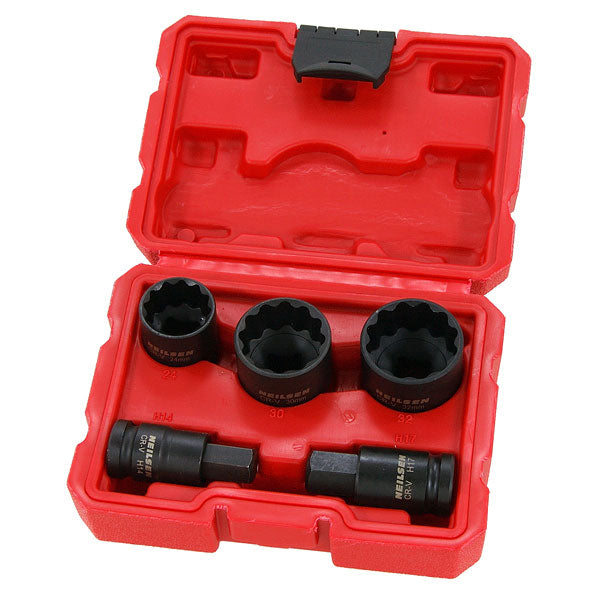 CT5833 - 1/2in Dr 5pc Socket and Bit Set for VAG Hub Nuts